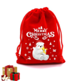 thumbnail image 1 of Christmas Velvet Drawstring Pouch - Santa Candy Gift Snack Wrapping, Xmas Party Favor & Jewelry Storage Bag, 1 of 6