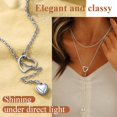 thumbnail image 4 of ORUYROP Collier Chic en Y pour Femmes, Collier Ras du Cou en Acier Inoxydable/plaqué Or/noir, Boîte Cadeau, 4 of 7