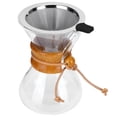 thumbnail image 4 of Filfeel Pour Over Coffee Maker, Easy To Clean Pour-Over Glass Coffeemaker, Coffee Lover For Coffee Home Use Cafe, 4 of 8