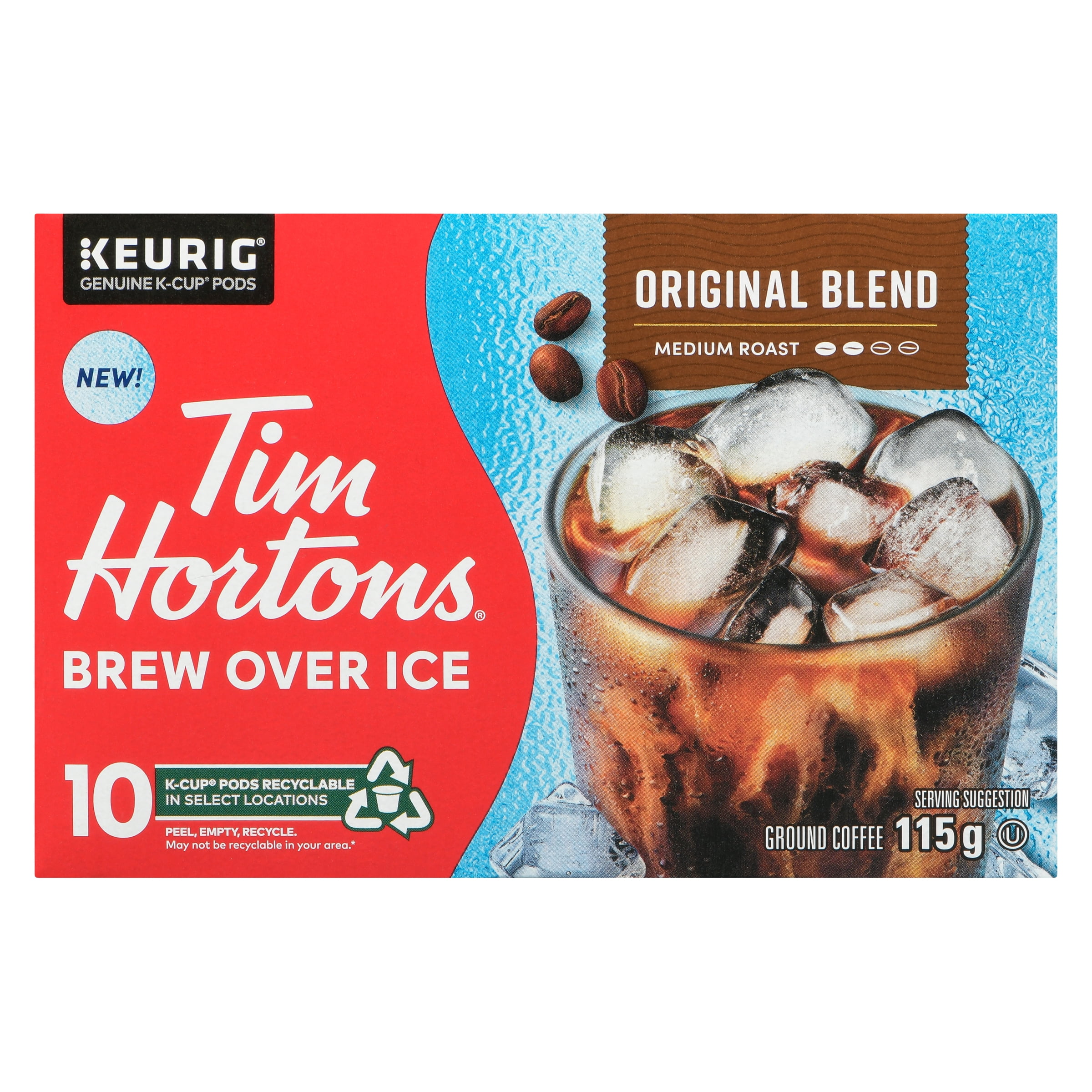 Tim Hortons Brew Over Ice Original Kcup, 10 cups
