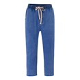 thumbnail image 1 of B91xZ Jeans pour Hommes Classique à Fermeture Éclair Biker Coupe Régulière, E L, 1 of 4
