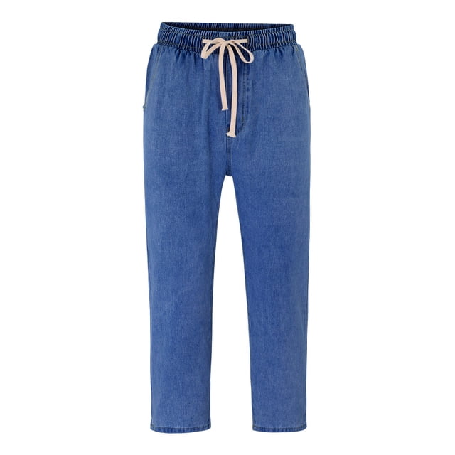 B91xZ Jeans pour Hommes Classique à Fermeture Éclair Biker Coupe Régulière, E L