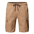 thumbnail image 3 of TopLLC Shorts pour Hommes, Shorts pour Hommes Shorts Cargo pour Hommes Shorts de Course pour Hommes Multiples Poches Utilitaires Taille Élastique Shorts de Randonnée en Coton, 3 of 7
