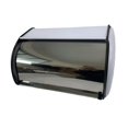 thumbnail image 2 of Tnarru Bread Bin with Roll Lid Metal Bread Box Rustic Multipurpose for Kitchen Counter Bread Keeper for Home Baked Goods Coffee Shop White, 2 of 8
