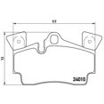 thumbnail image 2 of BREMBO Brake Pad for 2007-2015 Audi Q7 - P85088, 2 of 3