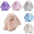 thumbnail image 1 of Rabbit Toy Soft Plush Cute Suffed Bunny Rabbit Doll Toy Gift Decoration for Baby Kids Children (Small, Blue), 1 of 8