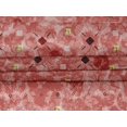 thumbnail image 4 of oneOone Velvet Dark Rose Brown Fabric Geometric Sewing Craft Projects Fabric Prints By Yard 58 Inch Wide, 4 of 5