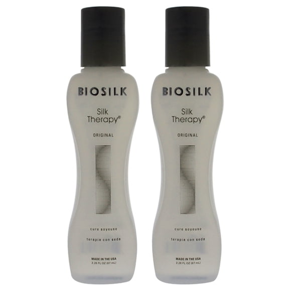 Biosilk Silk Therapy Original Treatment by Biosilk for Unisex - 2.26 oz Treatment - Pack of 2