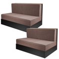 thumbnail image 2 of 2 Pcs RV Dinette Cushion Covers, Elastic RV Camper Bench & Backrest Cushion Covers, Stretchy Camper Loveseat Sofa Protectors, Universal Fit & Machine Washable, 2 of 8