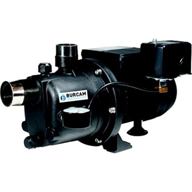 Burcam Pompe à Jet pour Puits Peu Profond 0,75 HP Noryl