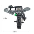 thumbnail image 3 of 1/2 Controllable Angle Plastic Rocker Arm Sprinkler Agricultural Irrigation Garden Garden Watering Greening Irrigation, 3 of 6