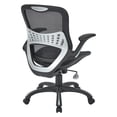 thumbnail image 4 of Mesh Mid Back Black Manager’s Chair with Flip Arms, 4 of 4