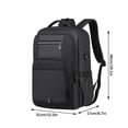 thumbnail image 2 of Matoen12 Waterproof Large Capacity Business Backpack for Men, Oxford Cloth Travel Bag with USB Port, Computer Backpack Suitable for 17 Inches Laptop & Tablet, 2 of 5