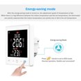 thumbnail image 2 of Mistaha WIFI Water Underfloor Heating 3A Thermostat with Application & Voice Control 3.5 Inch LCD Display Intelligent Programmable Thermostat Child Lock Weather Forecast, 2 of 8