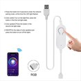 thumbnail image 3 of Tuya RGB WiFi LED Controller DC5V USB Dimmer Timer Modes for 2835 5050 RGB Led Strip Lights Smart Life App Adapter,1 x Tuya RGB WiFi LED Controller,White, 3 of 6