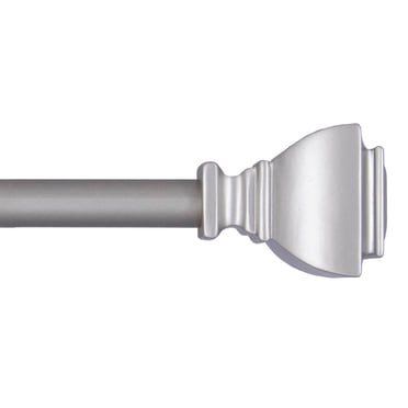 Mainstays 48-84 in. Benton Adjustable Petite Cafe Window Curtain Rod, 1/2 in. Diameter