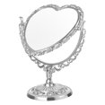 thumbnail image 3 of MasteelfCA Retro Heart Shape Makeup Mirror for Dresser Vanity Desktop Bathroom Bedroom, 3 of 8