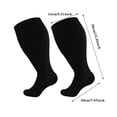 thumbnail image 2 of WIFKLSIIPG Wide Calf Compression Socks for Women and Men Circulation Plus Size Knee High Support Stockings, 2 of 5