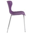 thumbnail image 3 of Lowell Contemporary Design Gray Plastic Stack Chair, 3 of 9