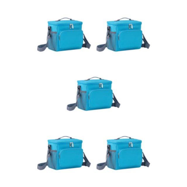 ZheElen Multifunctional Versatile For And Thermal Insulation Bag Blue 5Set