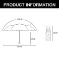 thumbnail image 2 of Travel Umbrella - Mini Folding Compact Umbrella with Case, Small Sun & Rain Pocket Umbrella, 2 of 5