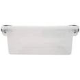 thumbnail image 3 of HOMZ 7.5-Quart Plastic Storage Bins with Latching Lids, Clear/Gray, 5 Pack, 3 of 10