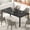 Black, variant on Eastvita 70.8-inch Industrial Dining Table for 6 People/Wooden Long Dinner Table with Mortise - Tenon Design/Sturdy Metal Legs for Dining Room/Home Office/or Living Room (Black)