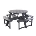 thumbnail image 2 of Backyard Lifestyles - Table de Pique-Nique - Gris Foncé, 2 of 7