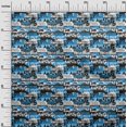 thumbnail image 3 of oneOone Cotton Poplin Medium Blue Fabric Writing Font Craft Projects Decor Fabric Printed By The Yard 56 Inch Wide, 3 of 4