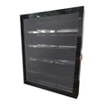 thumbnail image 4 of Bunblic Challenge Display Case Poker Chips Holder Storage Protection Dustproof Wall Cabinet Rack Shadow Box for Ceremonies Medal Thickened Black, 4 of 8