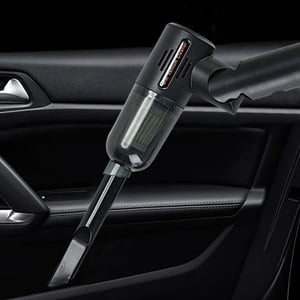Chmadoxn Nettoyeur à vide Nettocteur à vide à main, 12V Powerful Aspirateur de petite voiture, Nettoyeur d'aspiration portable avec LED Collecteur de poussières légères