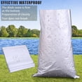 thumbnail image 3 of Sac Tissé en Film Plastique Blanc Épais pour Inondation, Protection de Sac de Sable, Emballage 17x30 Po, 3 of 6