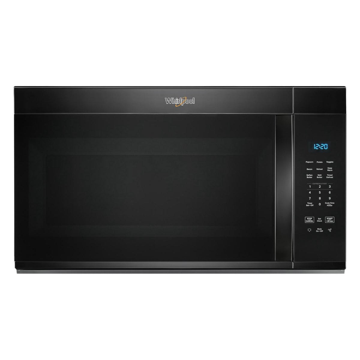 Whirlpool 1.7 cu ft. Over-the-Range Microwave with Express Cooking Buttons, 300 CFM black