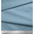 thumbnail image 2 of Soimoi Brown Georgette Viscose Fabric Alphabet V Text Print Fabric by the Yard 42 Inch Wide, 2 of 3