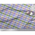 thumbnail image 3 of Soimoi Viscose Chiffon Fabric Plaid Check Print Fabric by The Yard 42 Inch Wide, 3 of 3