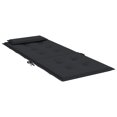 thumbnail image 3 of vidaXL Highback Chair Cushions 4 pcs Black Oxford Fabric, 3 of 5