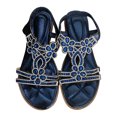 thumbnail image 2 of LSLJS Sandales Plates Bohèmes pour Femmes Wedge à Talon, Bout Ouvert, Chaussures Confortables, Sandales Romaines, Sandales pour Femmes, 2 of 7