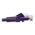 thumbnail image 4 of Eaton Tripp Lite Series Cat6 Gigabit Snagless Molded (UTP) Ethernet cable (RJ45 M/M), PoE, Purple, 2 ft. (0.61 m) RJ-45 (m) CAT 6 - Câble de Raccordement - à RJ-45 (M) - 2 ft - UTP - - IEEE 802.3ab/IEEE 802.5 - Moulé, Sans Embardée, Échoué Violet, 4 of 5