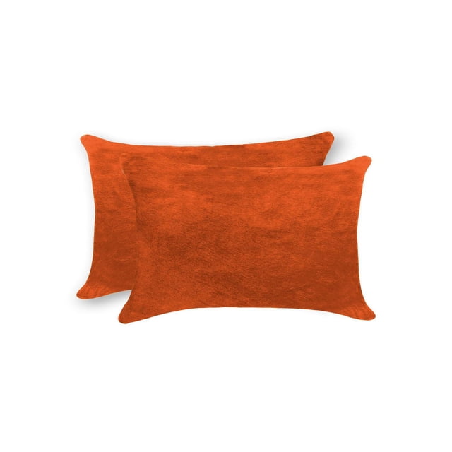 COUSSINS TORINO EN PEAU DE VACHE 12"X20" 2 PQT