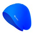 thumbnail image 1 of Silicone Long Hair Swim Hat High Elasticity Ear Protection Flexible Swimming Hat Blue, 1 of 7