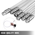 thumbnail image 3 of VEVOR Chimney Sweep Kit 20ft Length, Chimney Brush Kit with 6 Nylon Flexible Rods, Rotary Chimney Cleaning Kit Driven by Drill, Chimney Cleaning Tool Kits for Sweeping Fireplace Flue, 3 of 9