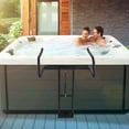 thumbnail image 1 of Élévateur de Couvercle de Spa Hydraulique, Élévateur de Couvercle de Spa avec Largeur Réglable 32 Pouces-52 Pouces, Barre à Gaz Simple, Fonctionnement Facile pour une Personne, Support Robuste en U, Résistant aux Intempéries, 1 of 7