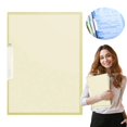 thumbnail image 2 of 1 Pack Yellow Report Covers with Swing Clip, File Folder with Swing Clip, 30 Sheets Capacity, Slide Locking Report Covers, Letter Size, Front Report Covers for Documents Presentation Resume Office, 2 of 9