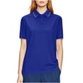 thumbnail image 1 of Polo pour Femmes, Haut Athlétique Uni à Manches Courtes Évacuant l'Humidité avec Col à Revers, Tenue Décontractée Toutes Saisons, 1 of 8