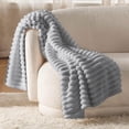 thumbnail image 3 of Sofa Wool Blanket Soft Warm Decorative Striped Throw for Home Comfort Crafted for Everyday Use and Versatile Living Room Accessory Ideal Choice, 3 of 3
