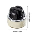 thumbnail image 3 of Professional Kitchen Knife Sharpener Tool with Strong Suction Base - 2-in-1 Knife and Scissors Sharpening Artifact for Home Cooking Enthusiasts, Compact Design for Easy Kitchen Storage, 3 of 6