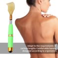 thumbnail image 2 of Langgg Back Scratcher Claw Telescopic Body Massager Stainless Steel Handle Scratching Tool, Dark Green, 2 of 5