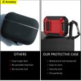 thumbnail image 4 of Case for Airpods Pro 2nd Generation Case 2022 Airpod pro 2 case Secure Lock Clip Shockproof Protective Cover for AirPods Pro 2 Camouflage gray For AirPods 3 2021, 4 of 6