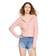thumbnail image 1 of No Boundaries Women's Zip-Up Hoodie, 1 of 6