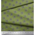 thumbnail image 2 of Soimoi Poly Georgette Fabric Floral Block Decor Fabric Printed Yard 42 Inch Wide, 2 of 3